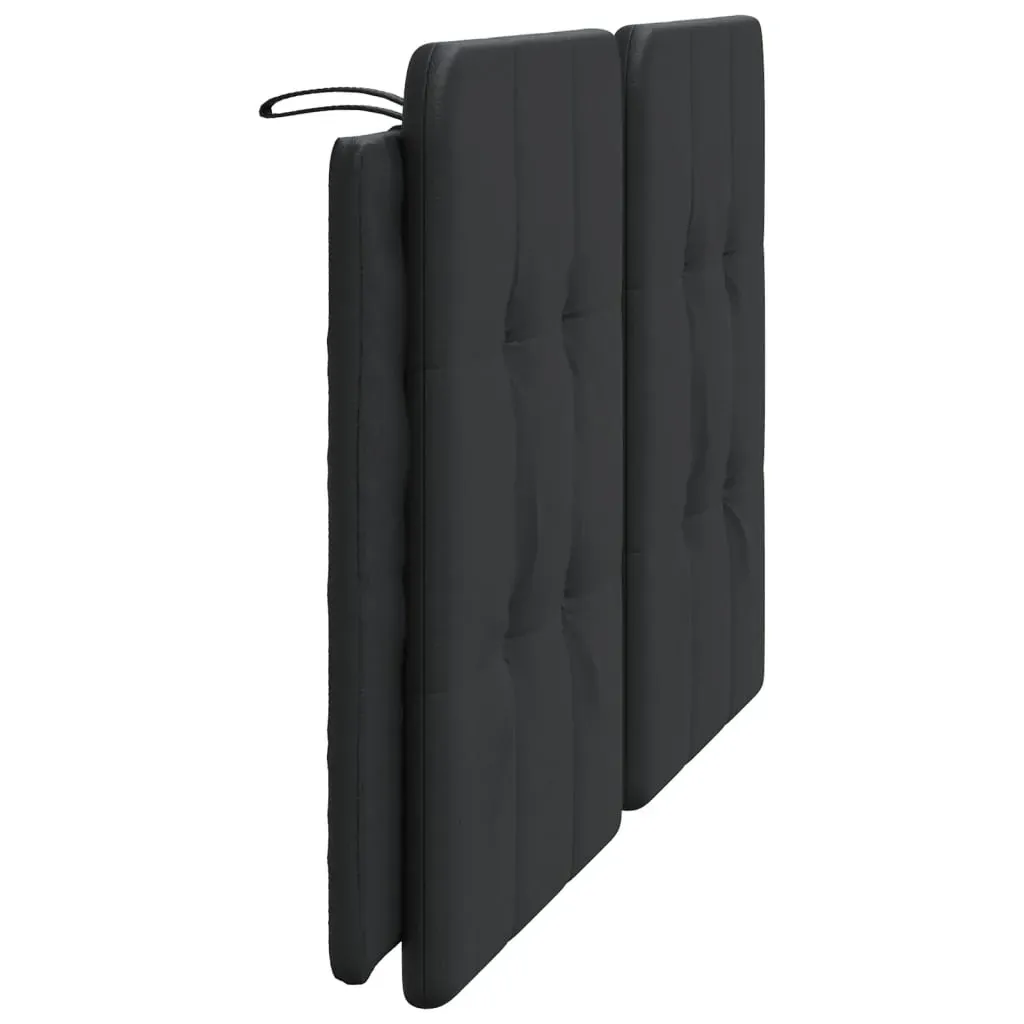 Headboard Cushion "Zadar" Black 152 cm Queen Faux Leather Price