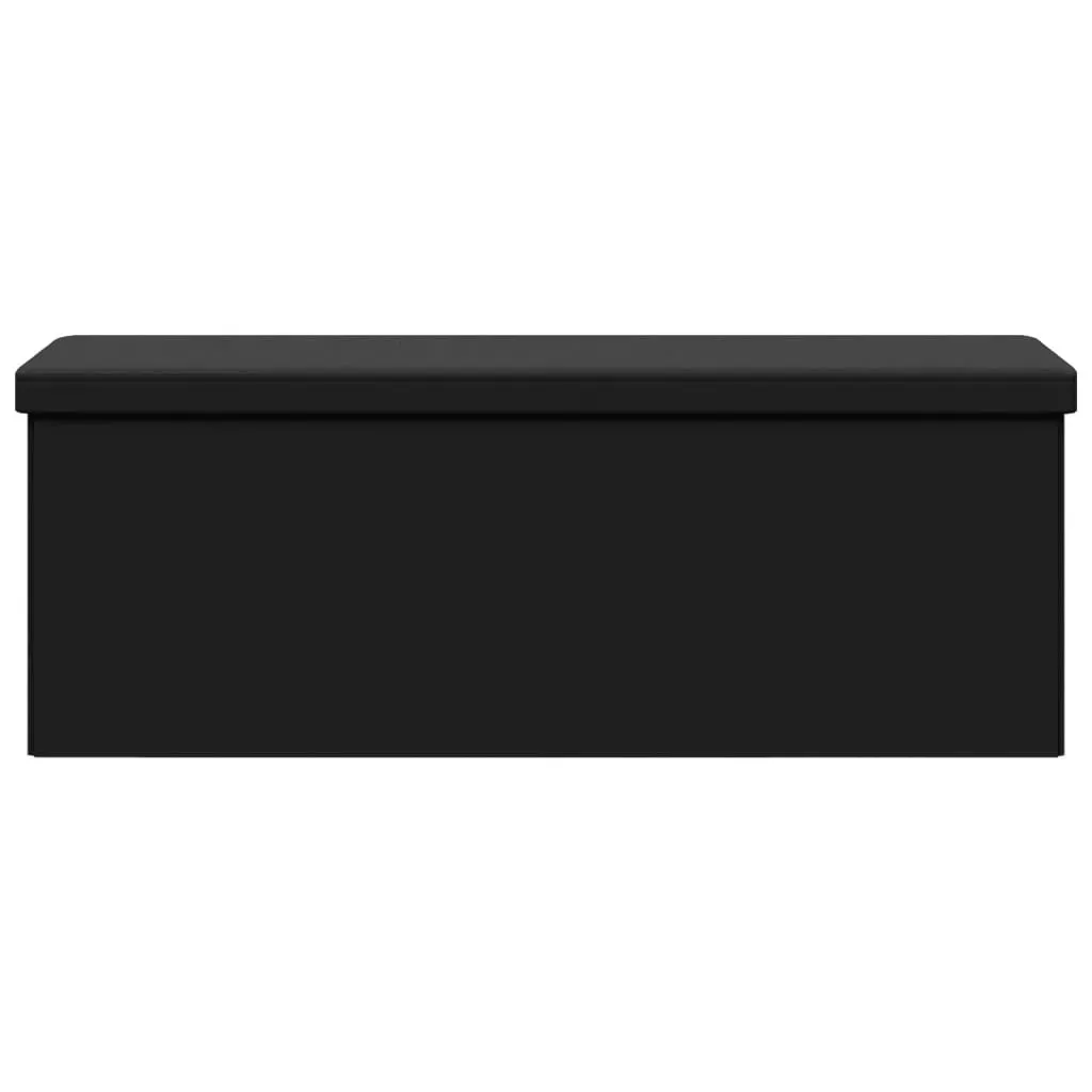 Storage Bench Foldable Black PVC Price
