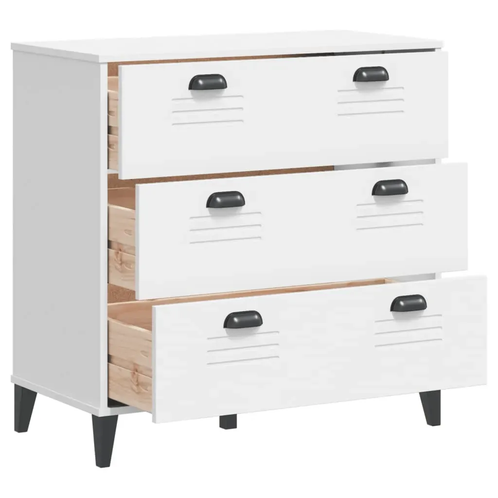 Drawer Cabinet VIKEN White Engineered Wood Price