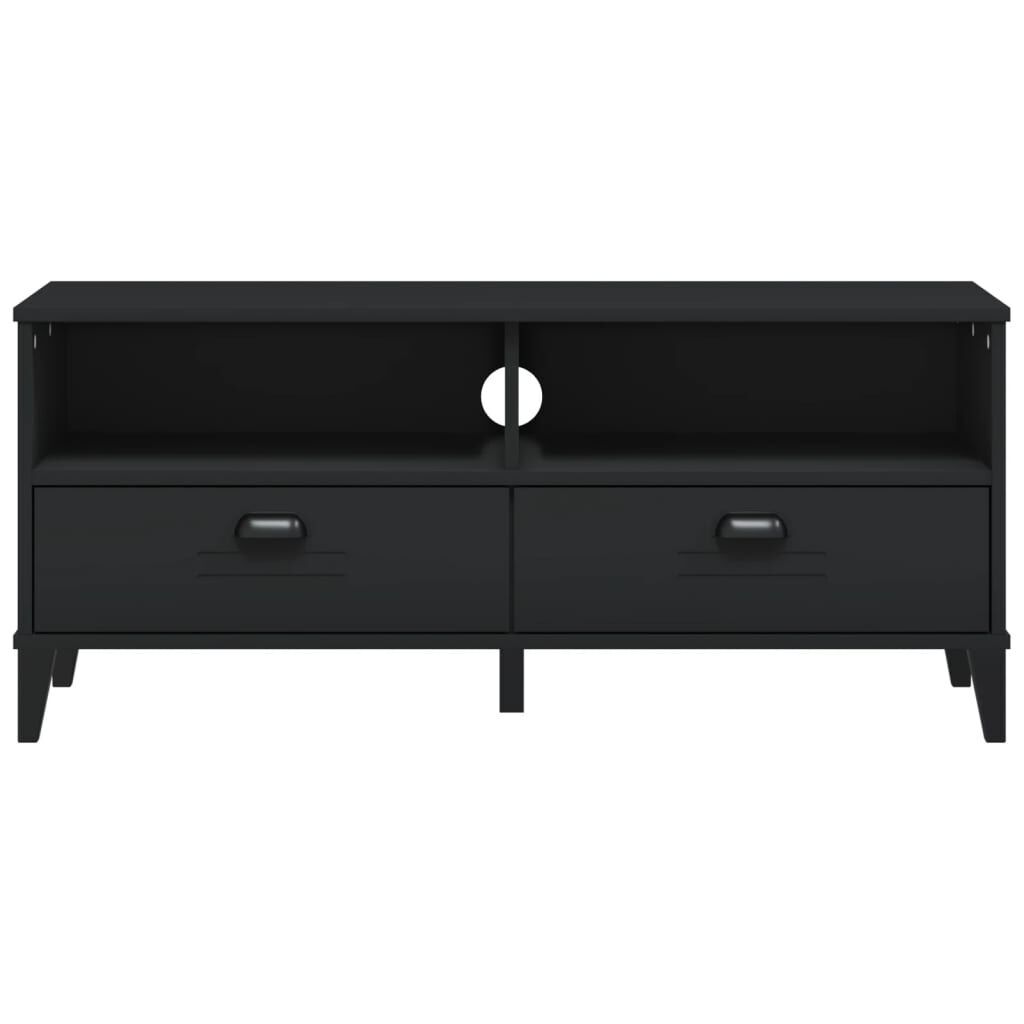 TV Cabinet VIKEN Black Engineered Wood Price