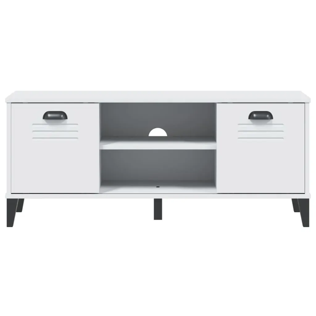 Shoe Bench VIKEN White 106x35x45 cm Engineered Wood Price