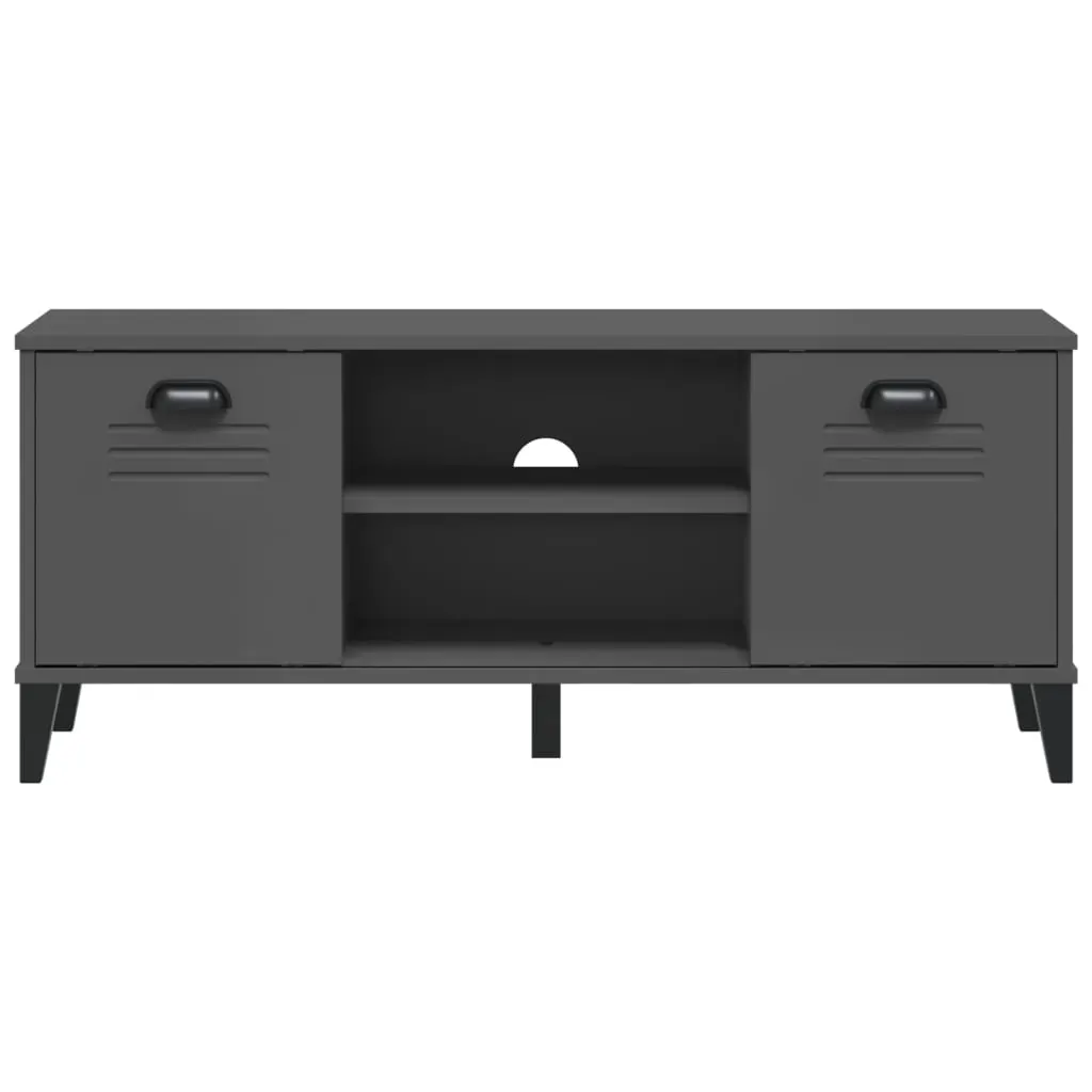 Shoe Bench VIKEN Anthracite Grey 106x35x45 cm Engineered Wood Price