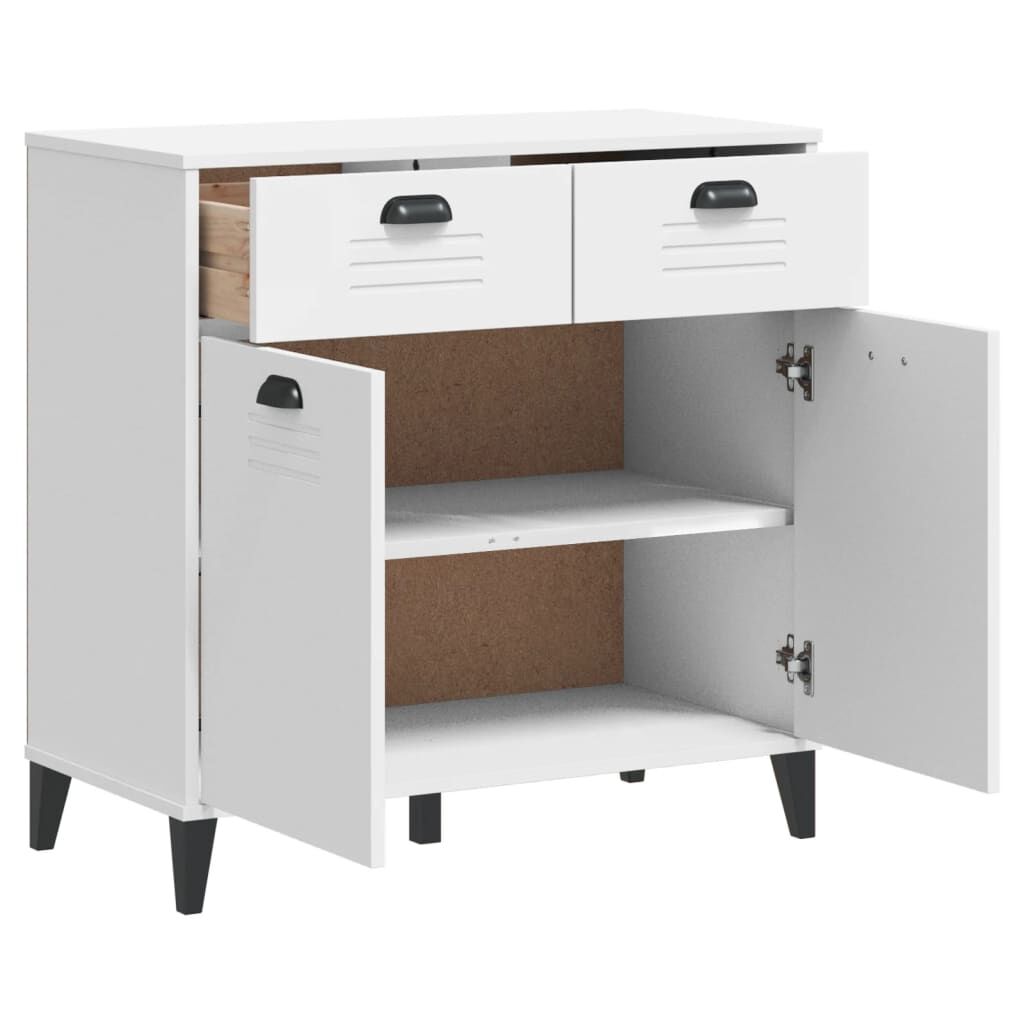 Sideboard VIKEN White 80x40x80 cm Engineered Wood Price
