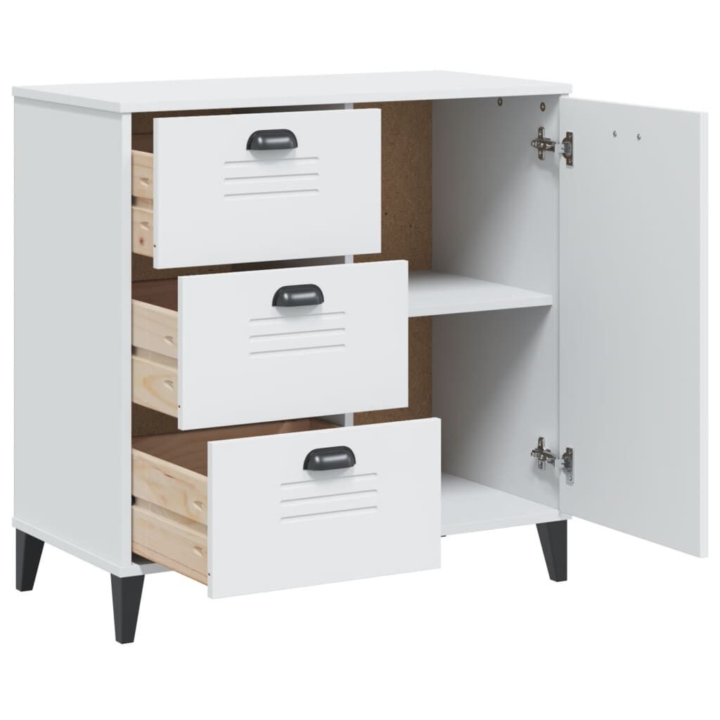 Sideboard VIKEN White 80x40x80 cm Engineered Wood Price
