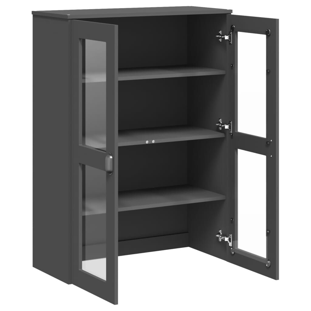 Top for Highboard VIKEN Anthracite Grey Engineered Wood Price