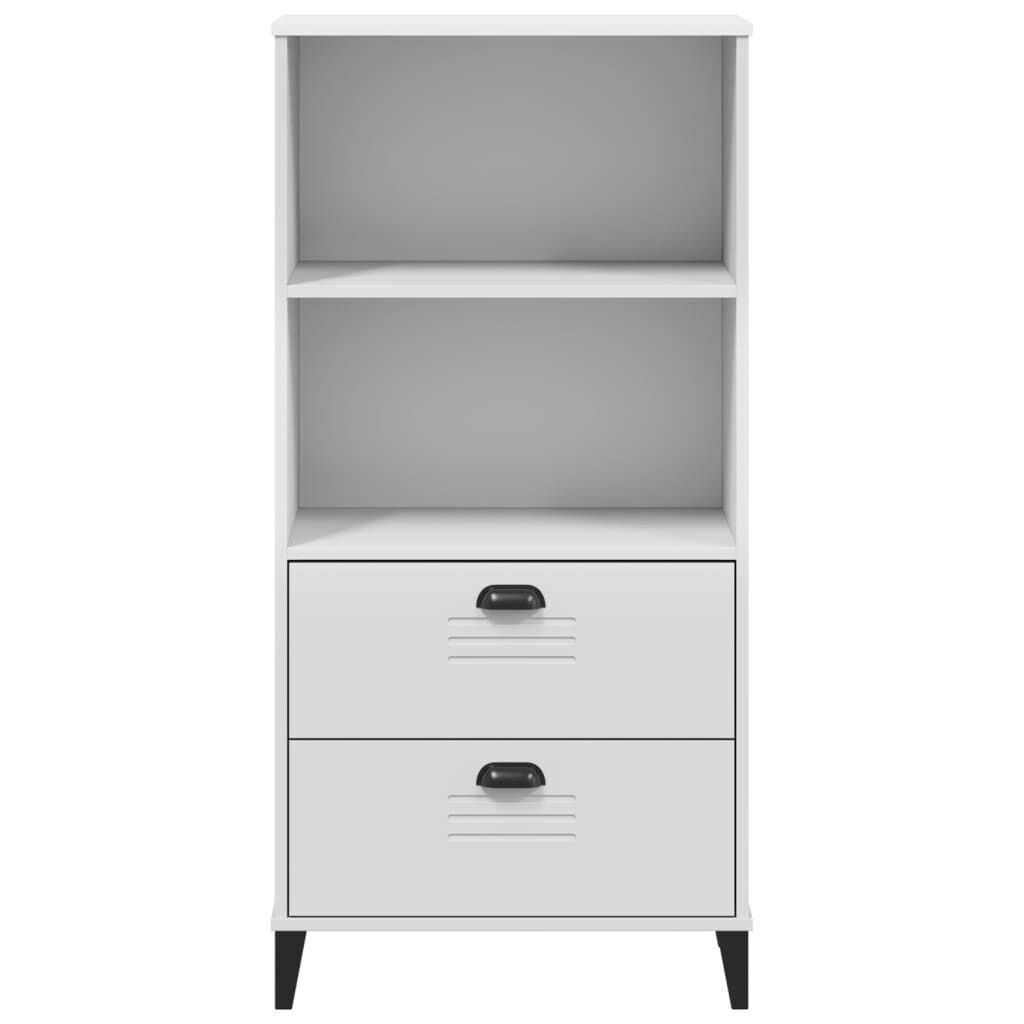 Bookcase VIKEN White 60x35x123 cm Engineered Wood Price