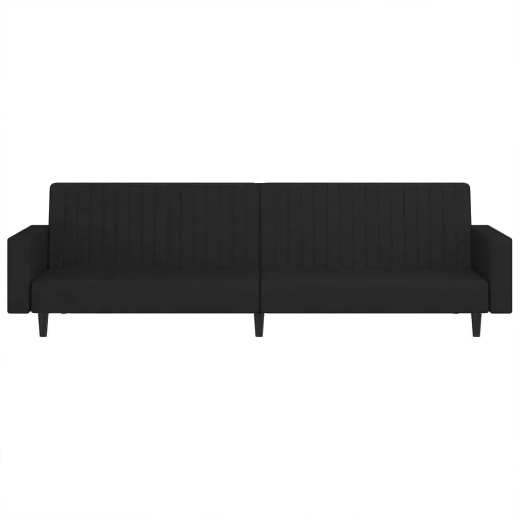 2-Seater Sofa Bed Black Velvet Price