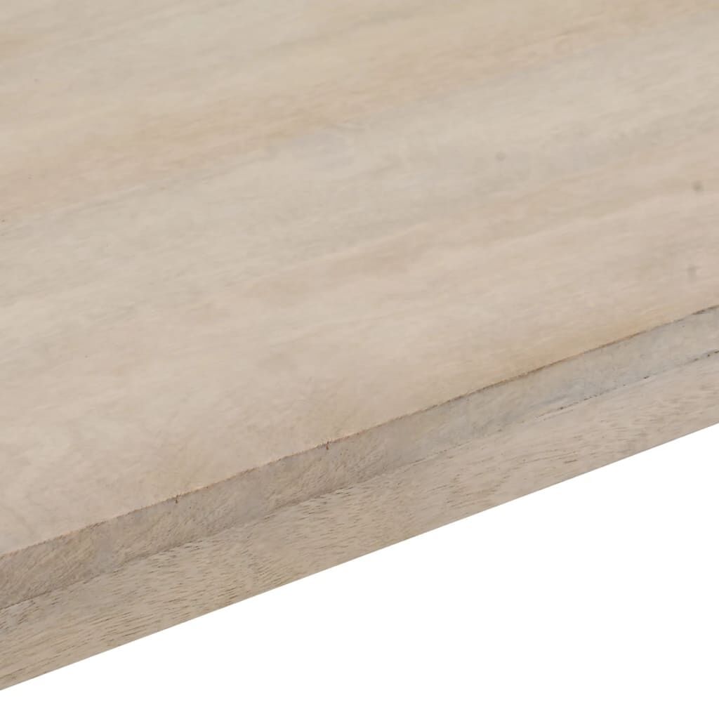 Console Table Brown 110x35x76 cm Solid Wood Mango and Iron Price