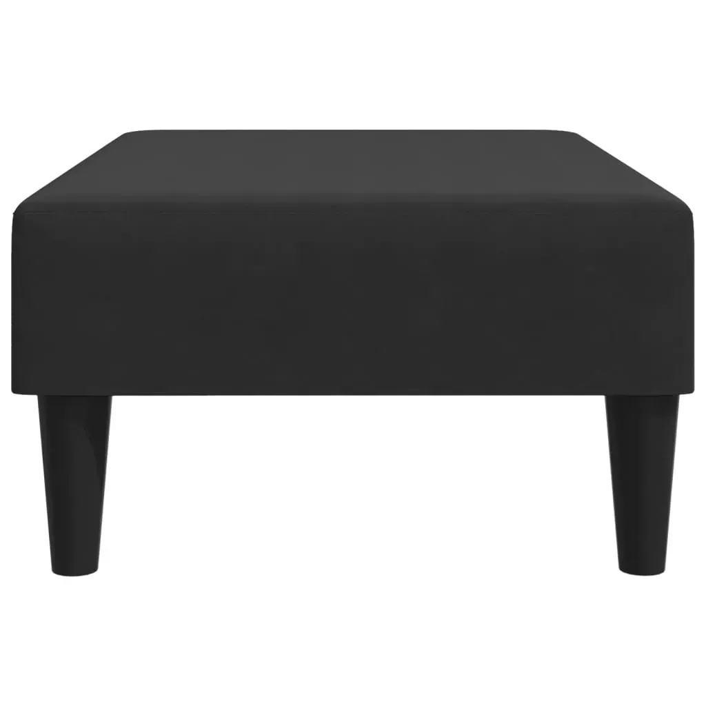 Footstool Black 77x55x31 cm Velvet Price