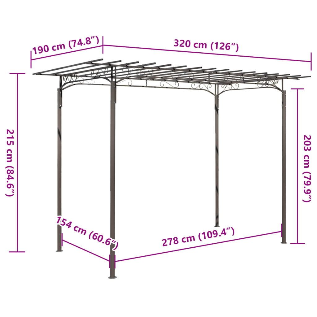 Rose Arch garden arbor Steel Garden Decoration Price
