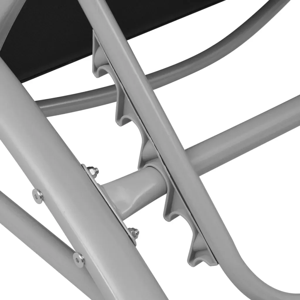 Sun Lounger Aluminium Black Price