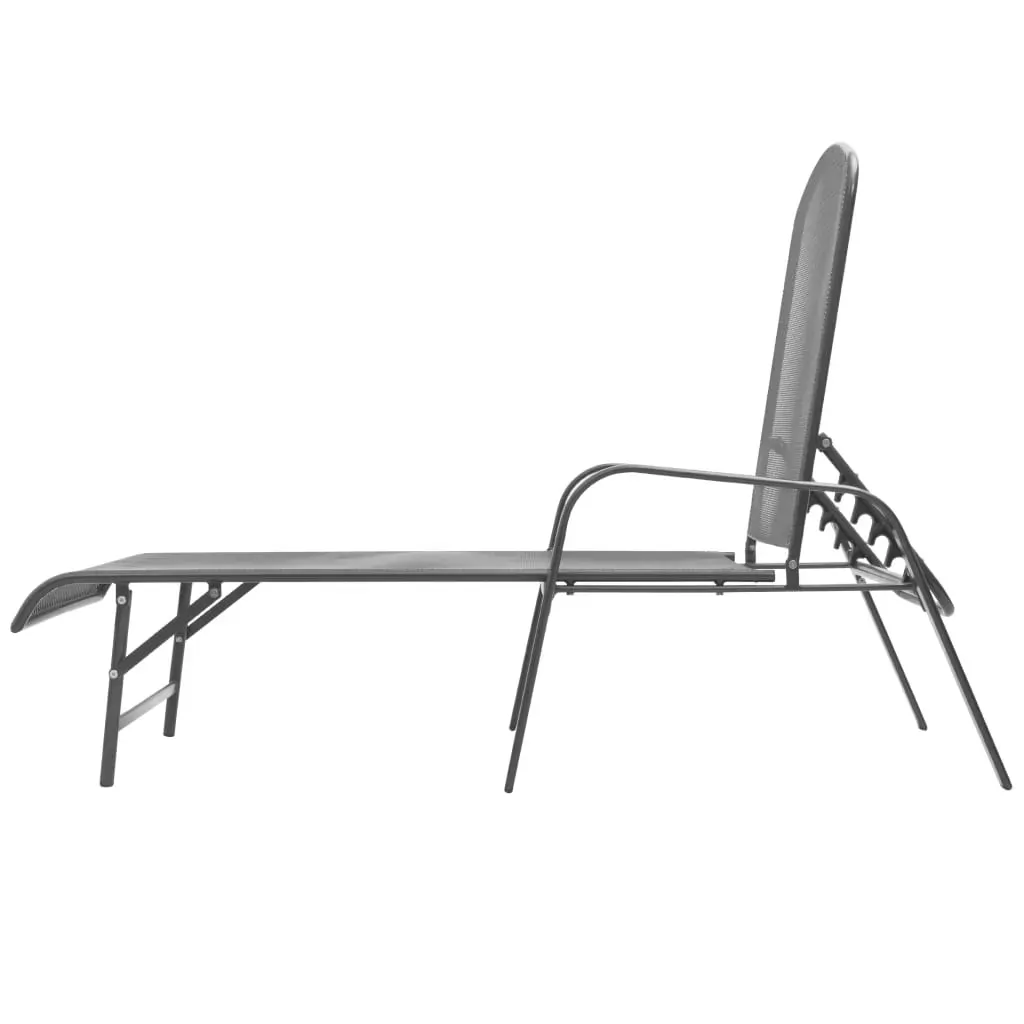 Sun Lounger Steel Anthracite Price