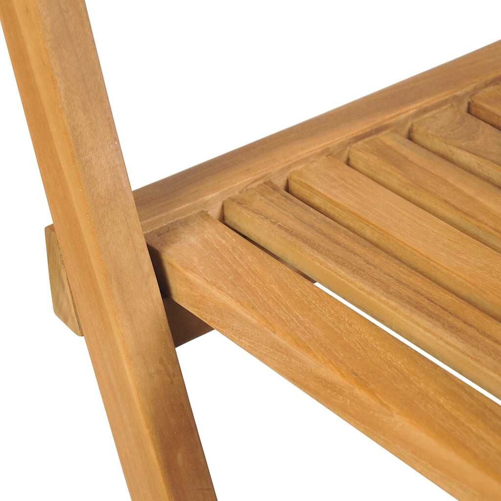 Folding Outdoor Bar Stools 2 pcs Solid Teak Wood Price