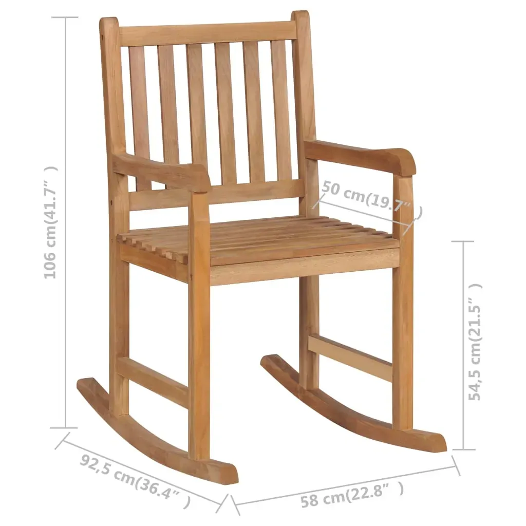 Rocking Chair Solid Teak Wood Price