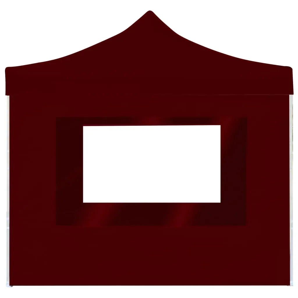 Professional Folding Party Tent with Walls Aluminium 3x3 m Wine Red Price