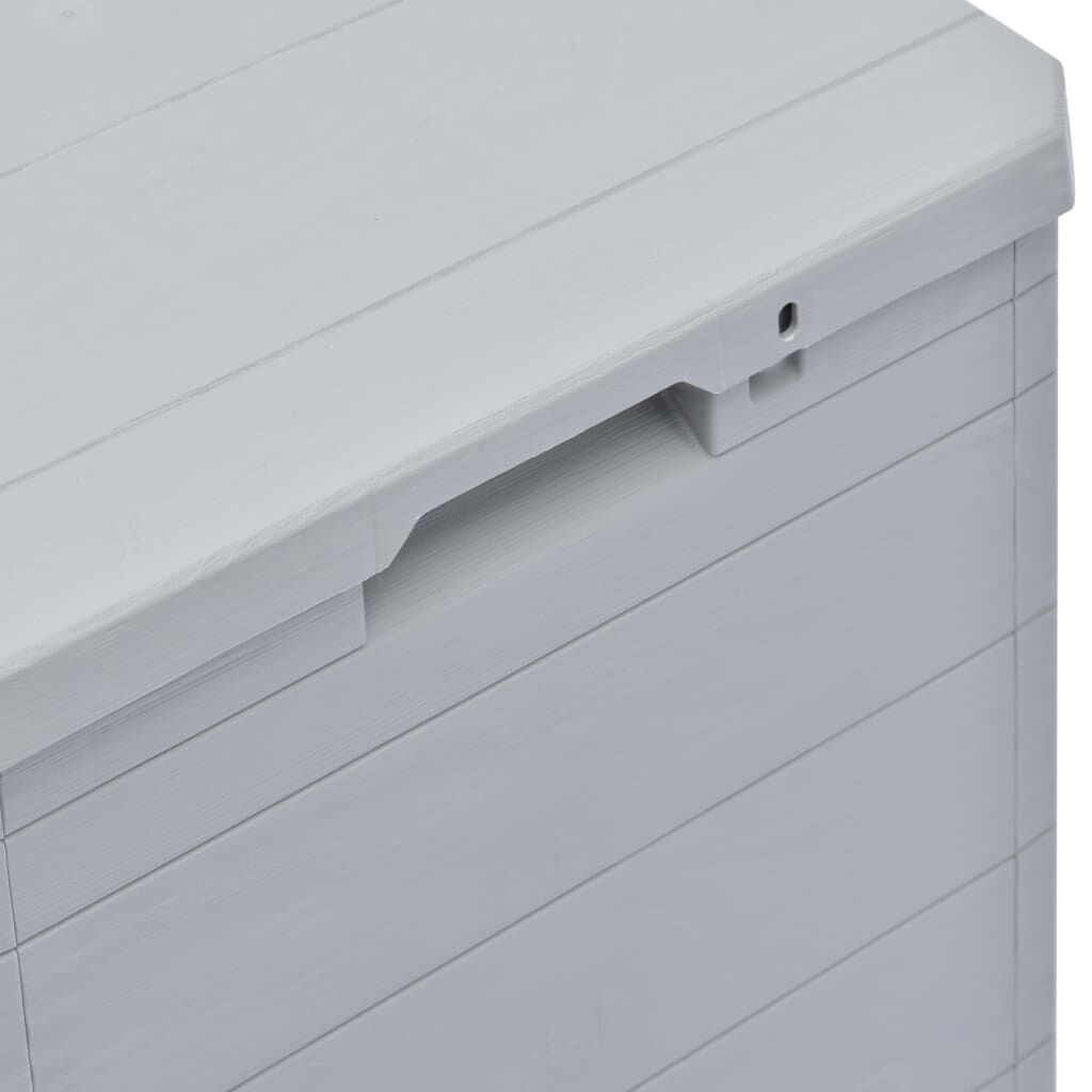 Garden Storage Box 90 L Light Grey Price