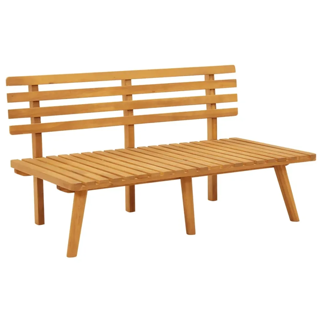 Garden Bench with Cushions 115 cm Solid Acacia Wood Price