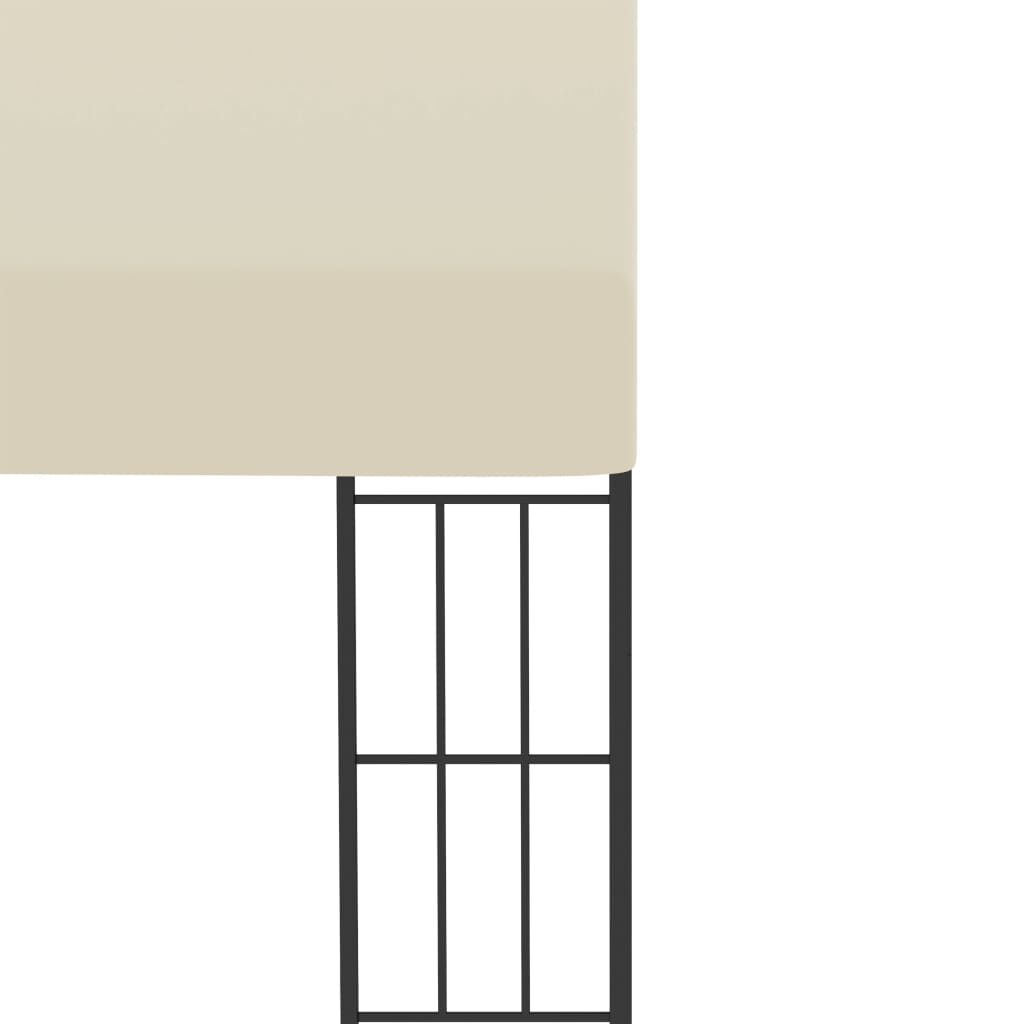 Wall-mounted Gazebo 3x4 m Cream Fabric Price