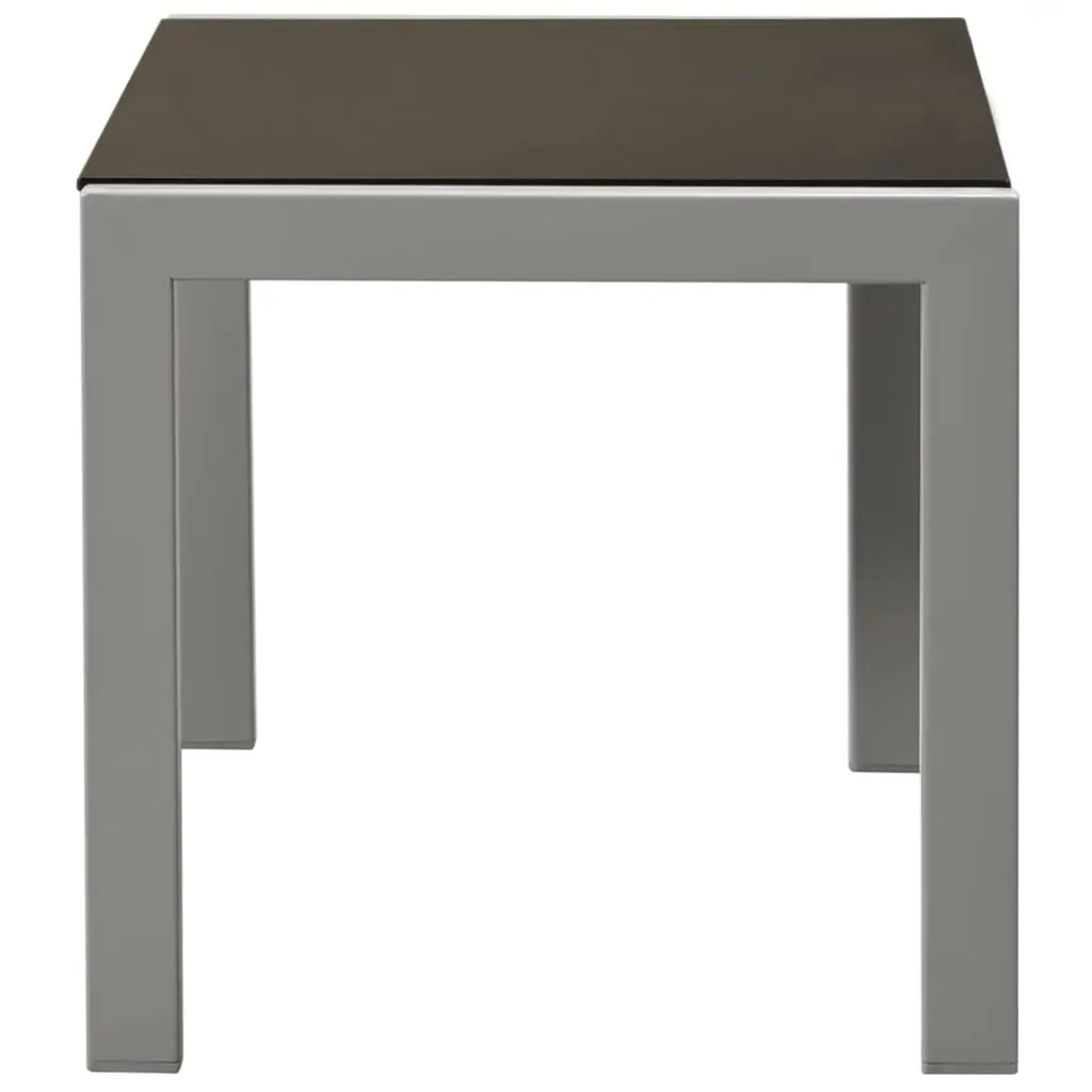 Sun Loungers 2 pcs with Table Steel and Textilene Black Price
