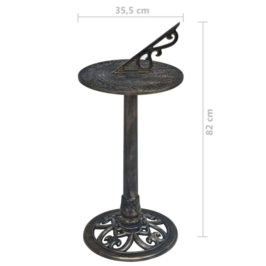 Sundial Bronze 35.5x82 cm Plastic Price