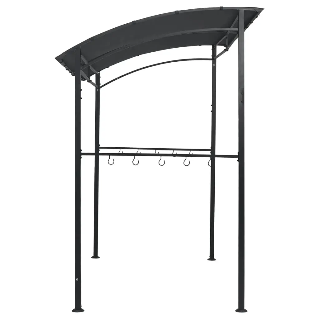 BBQ Gazebo 215x150x220 cm Anthracite Steel Price