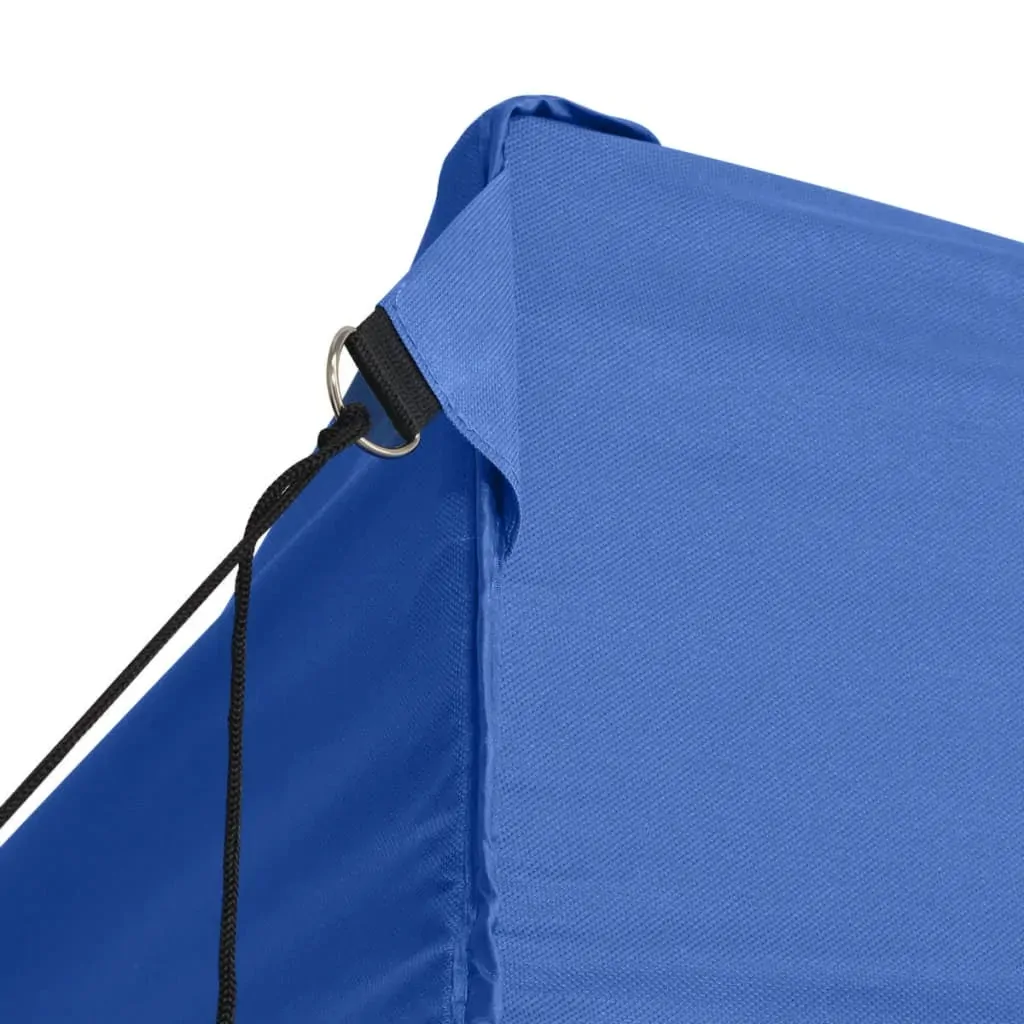 Professional Folding Party Tent with 4 Sidewalls 3x6 m Steel Blue Price