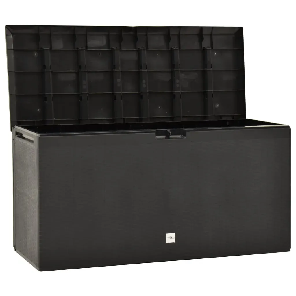 Garden Storage Box Anthracite 114x47x60 cm Price