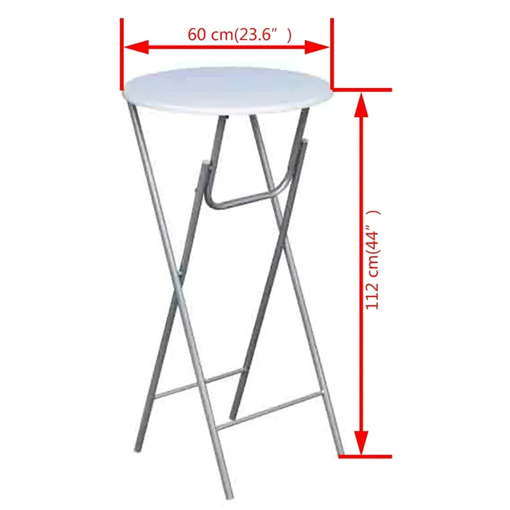Bar Tables 4 pcs with MDF Tabletop White Price
