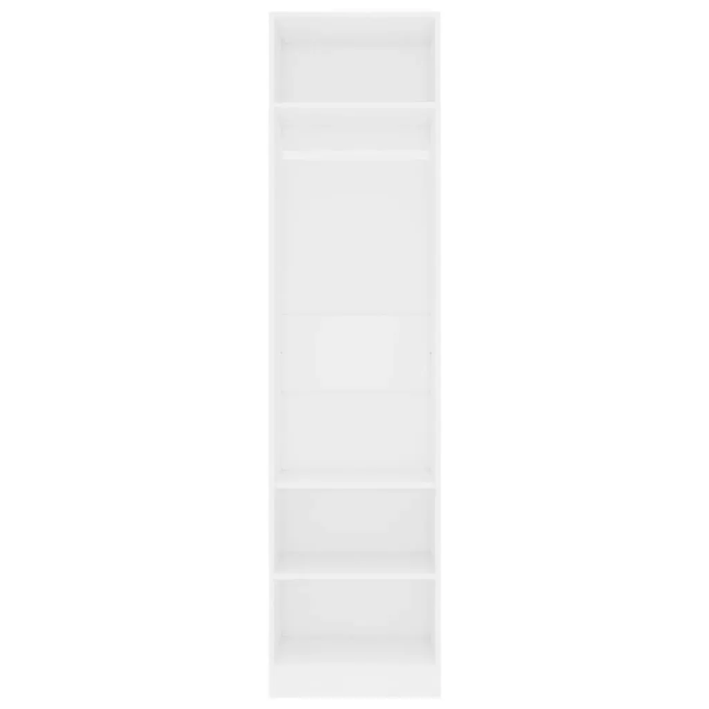 Wardrobe White 50x50x200 cm Engineered Wood Price