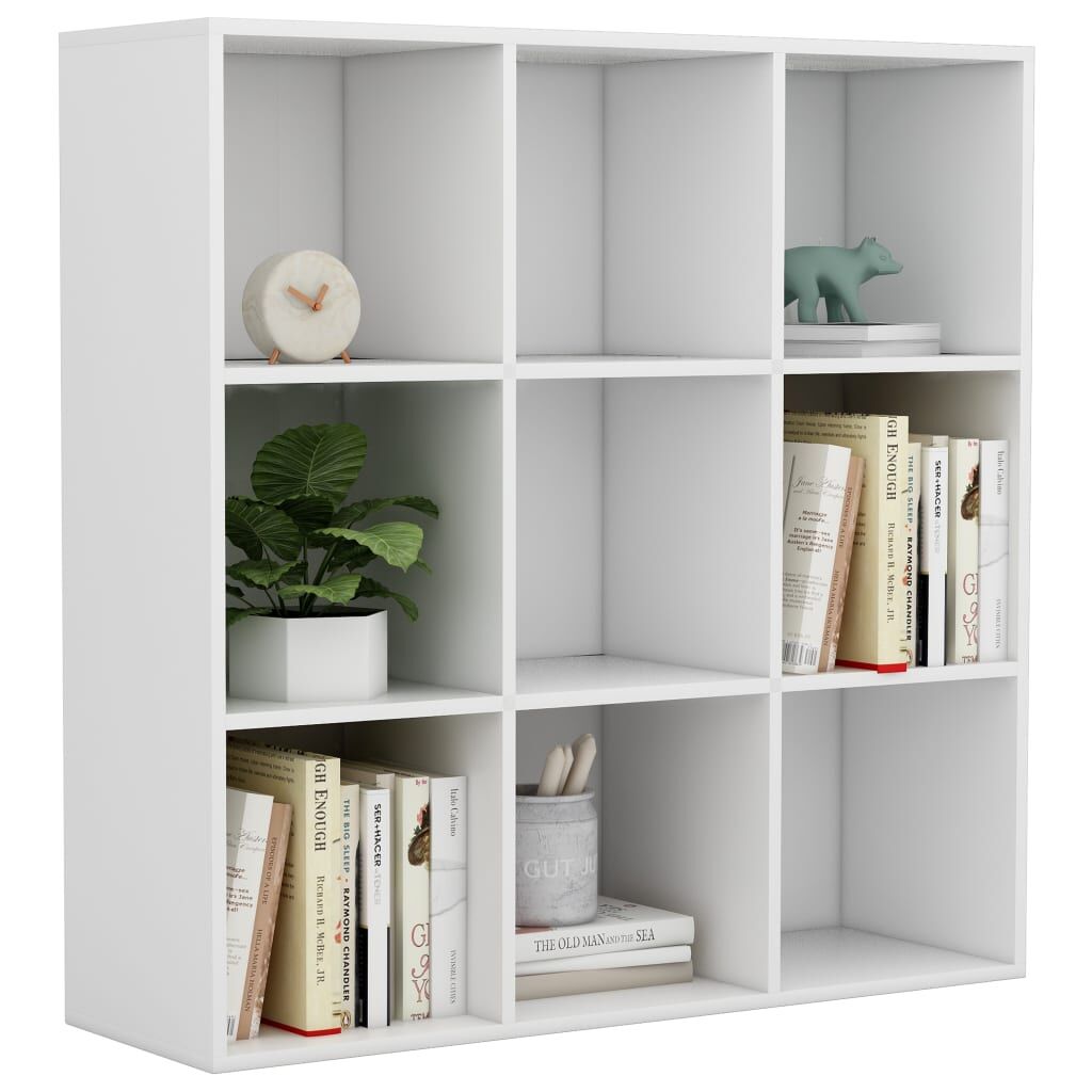Book Cabinet White 98x29x97.5 cm Engineered Wood Price