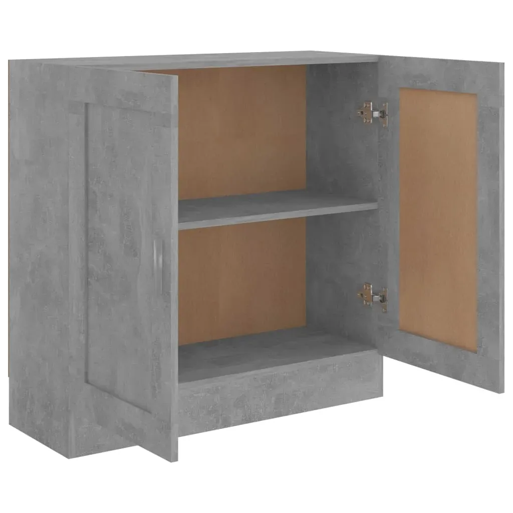 Book Cabinet Concrete Grey 82.5x30.5x80 cm Engineered Wood Price