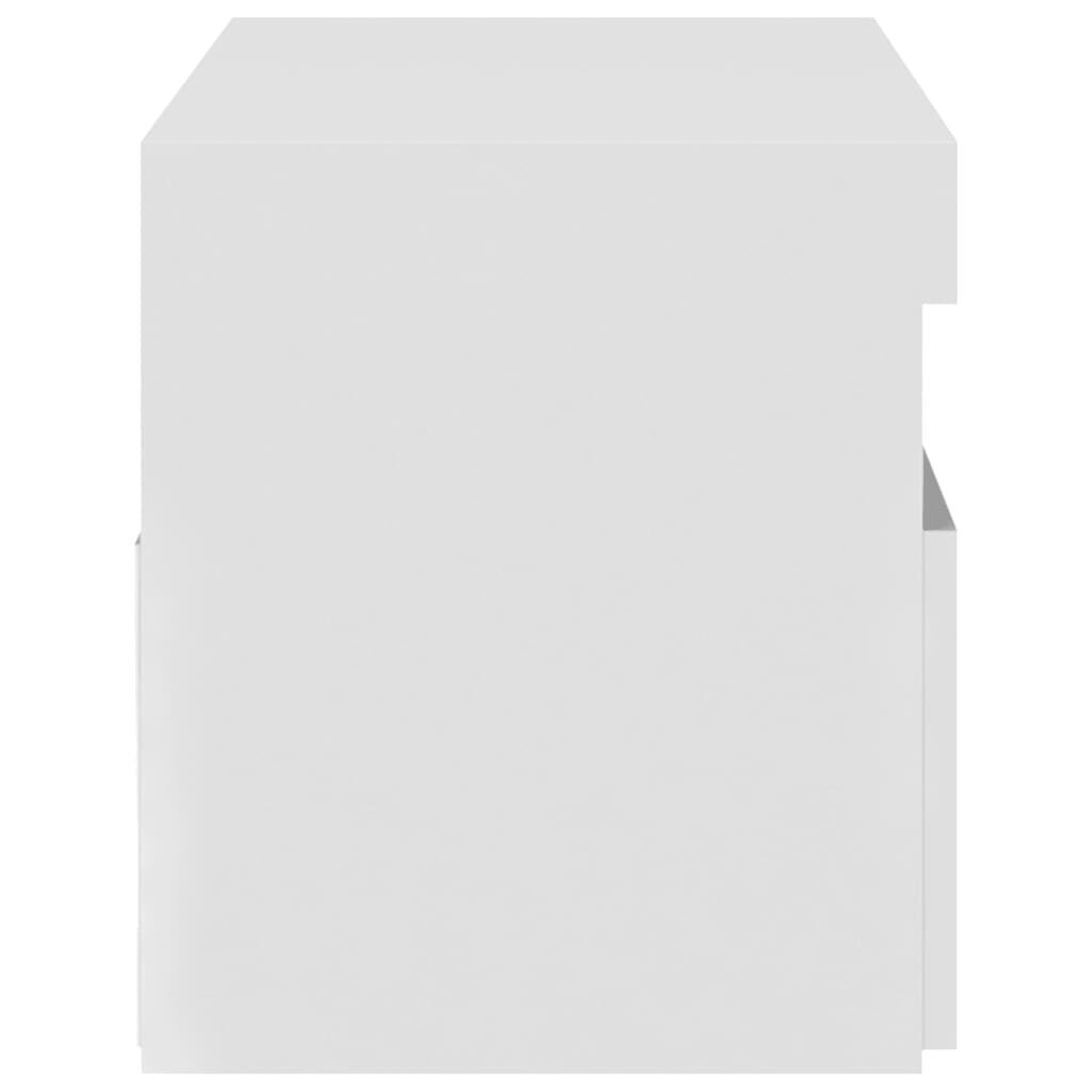 TV Cabinet with LED Lights White 75x35x40 cm Price