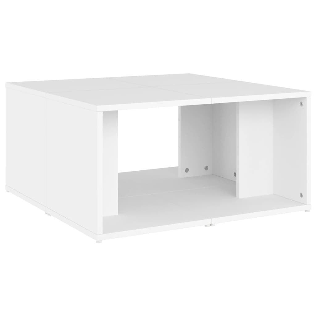 Coffee Tables 4 pcs White 33x33x33 cm Engineered Wood Price