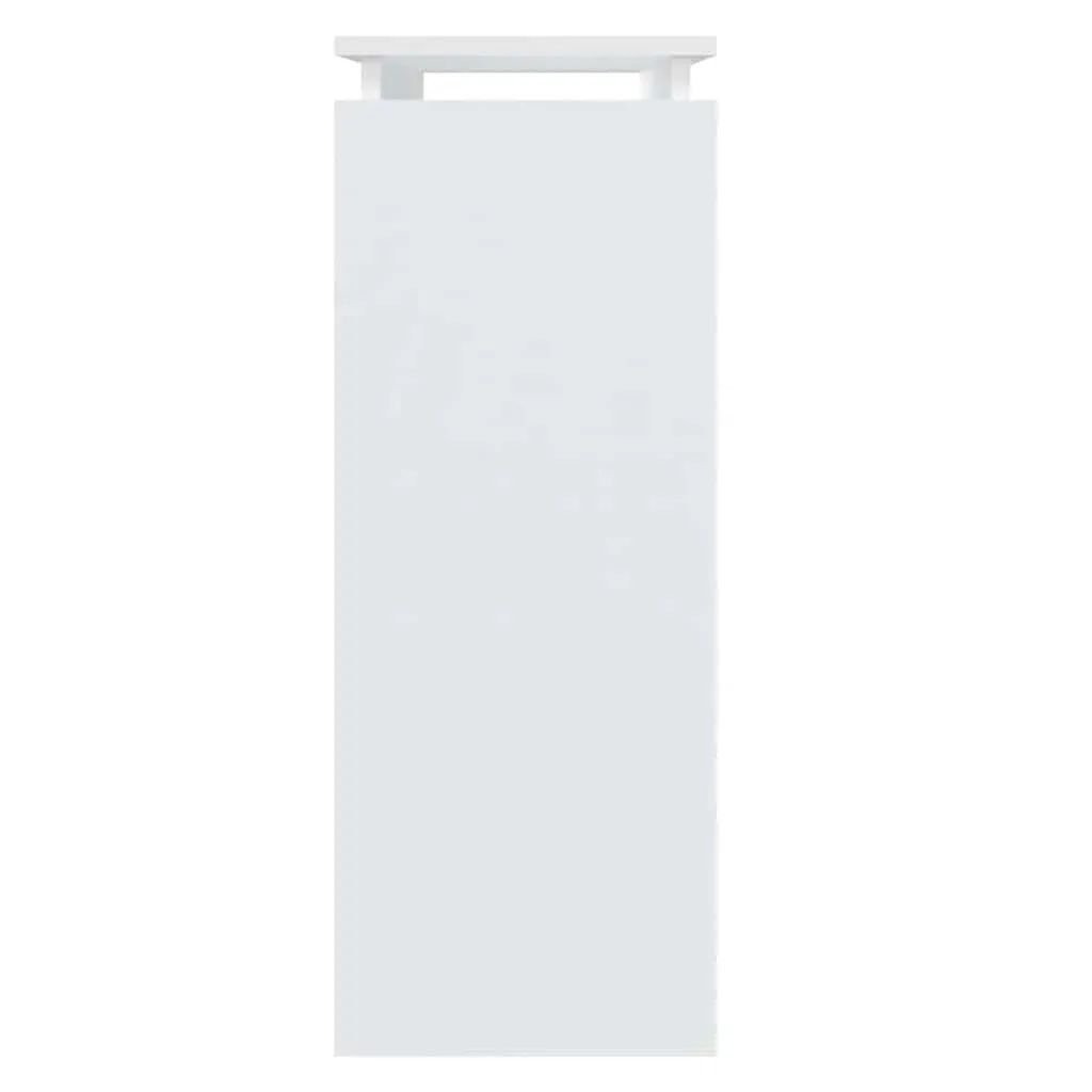 Console Table White 80x30x80 cm Engineered Wood Price