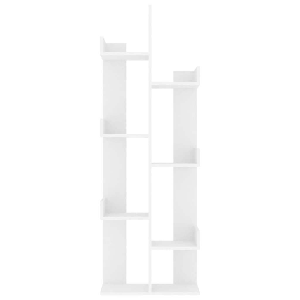 Book Cabinet White 48x25.5x140 cm Engineered Wood Price