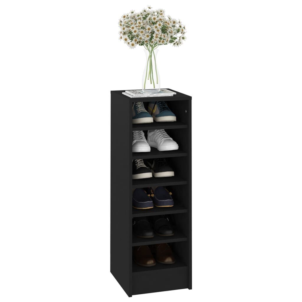 Shoe Cabinet Black 31.5x35x90 cm Engineered Wood Price