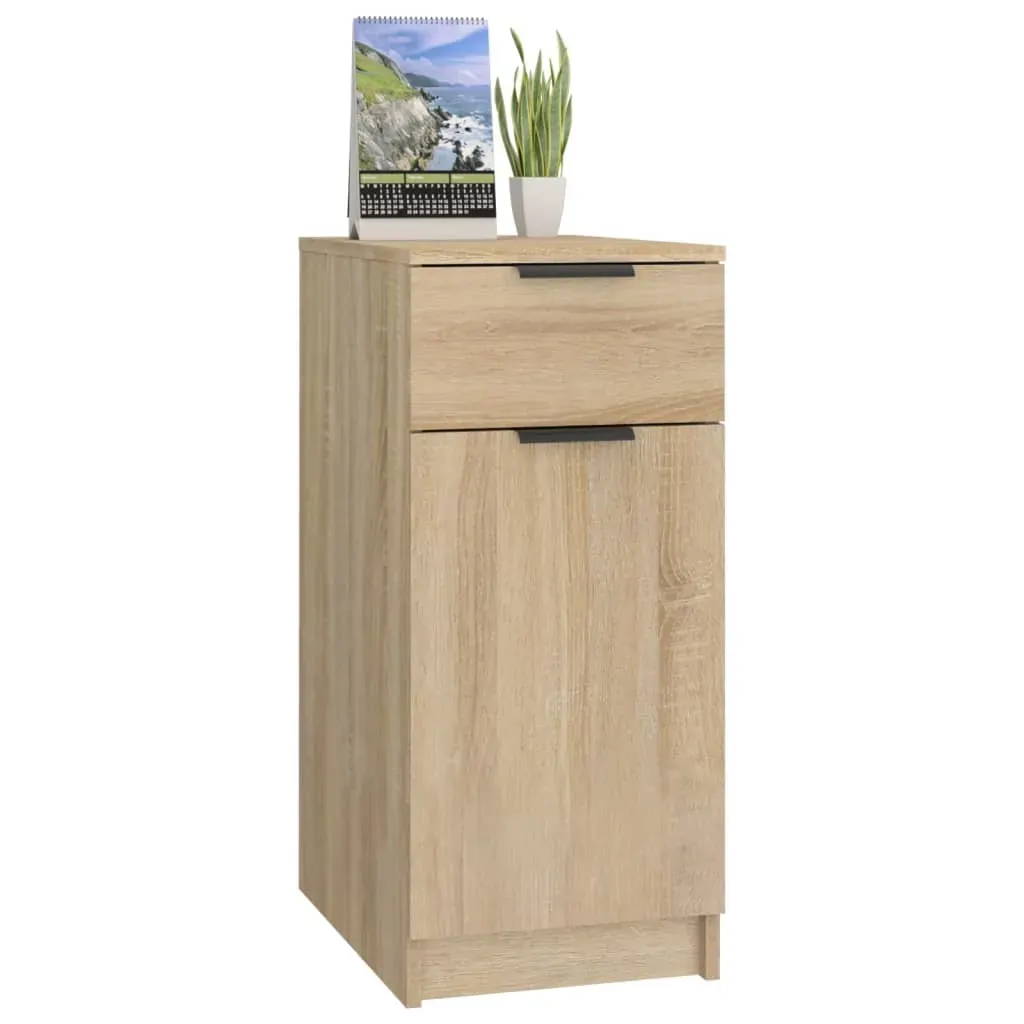 Desk Cabinet Sonoma Oak 33.5x50x75 cm Engineered Wood Price
