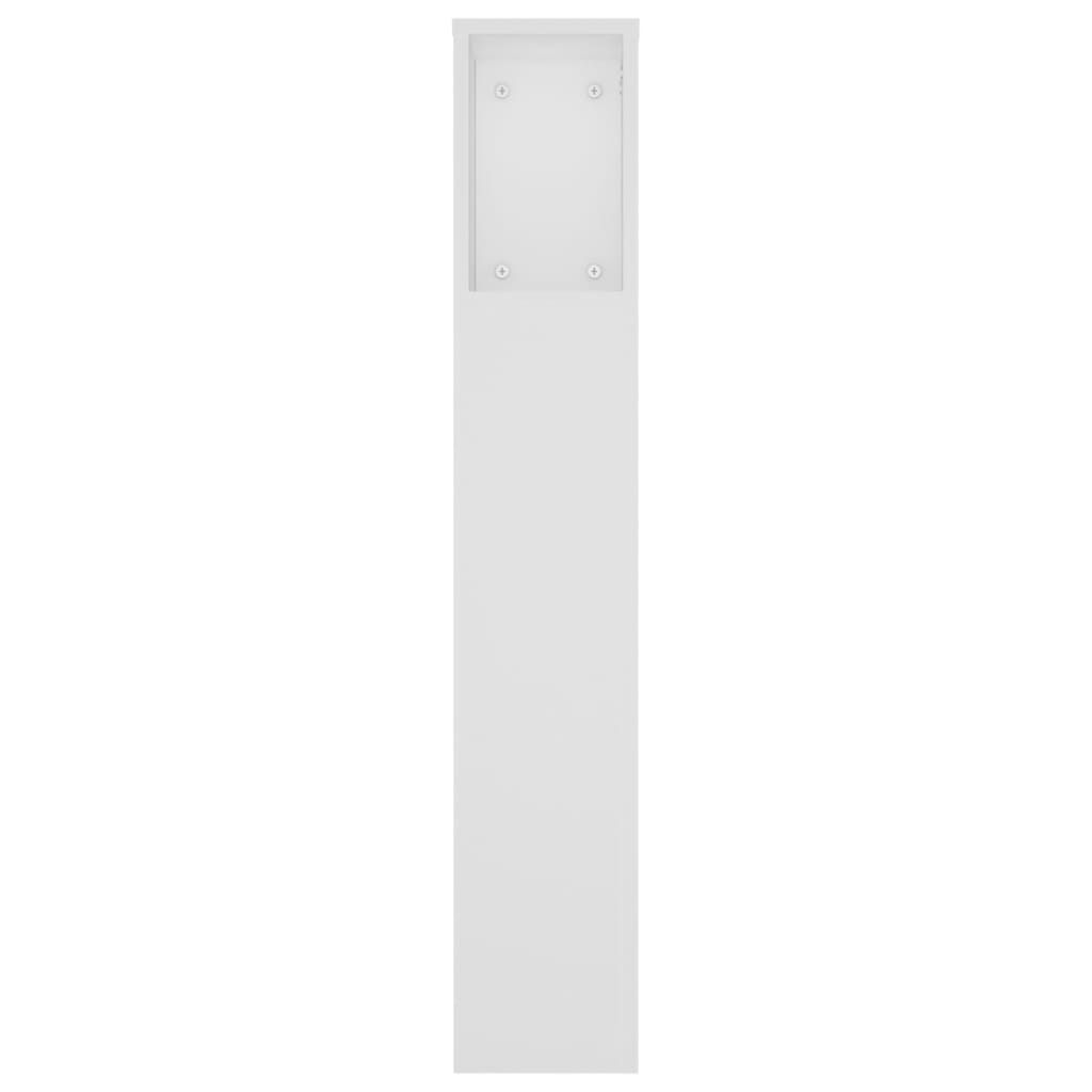 Headboard Cabinet White 180 cm Price