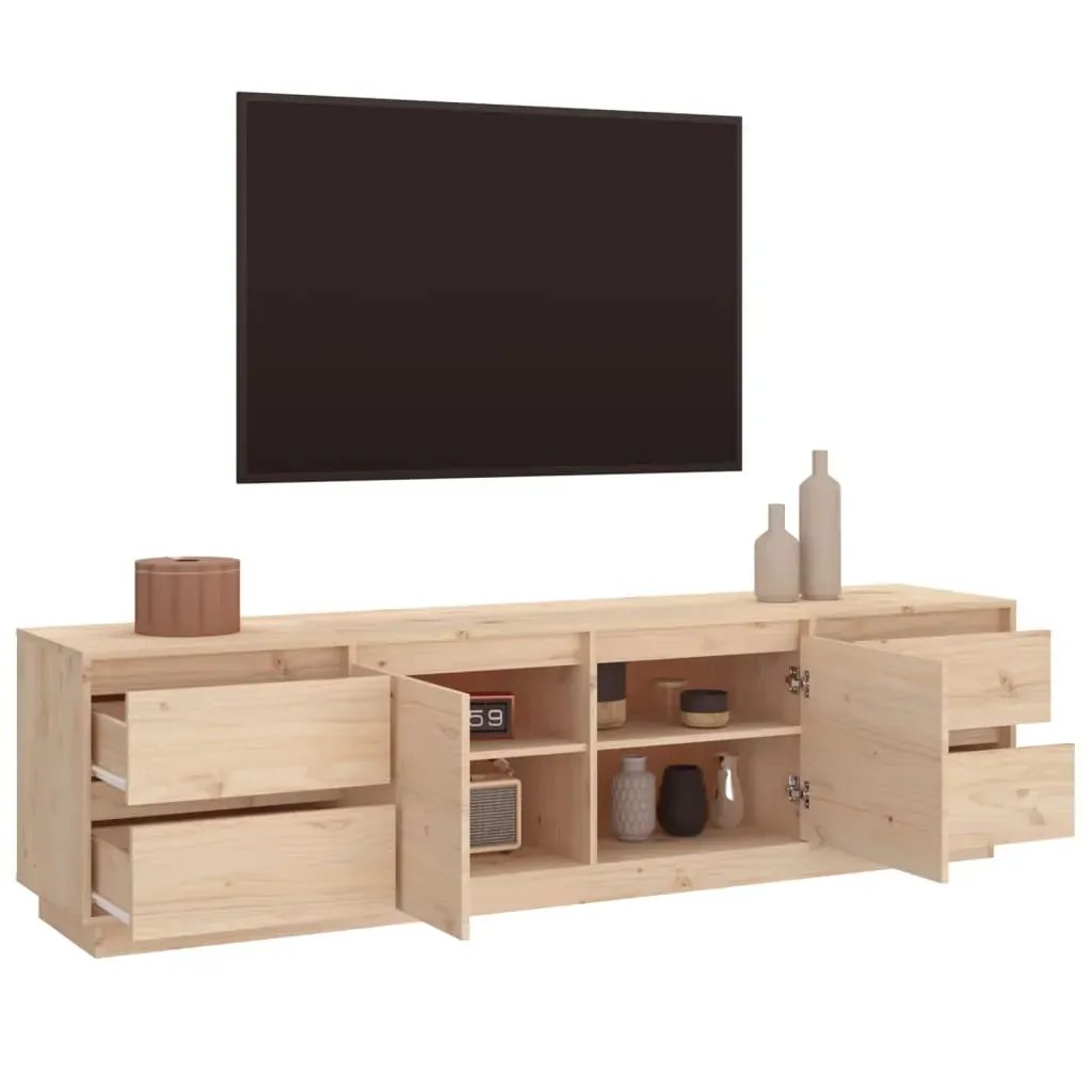 TV Cabinet 176x37x47.5 cm Solid Wood Pine Price