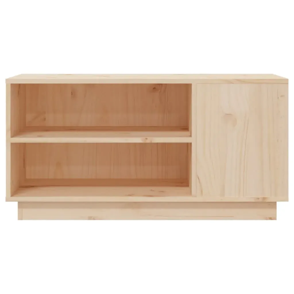 TV Cabinet 80x35x40.5 cm Solid Wood Pine Price