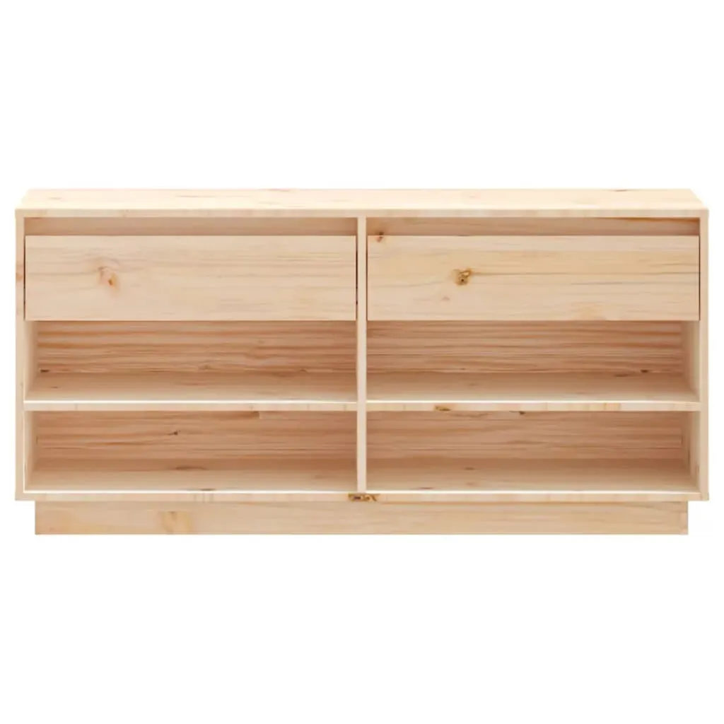 Shoe Cabinet 110x34x52 cm Solid Wood Pine Price