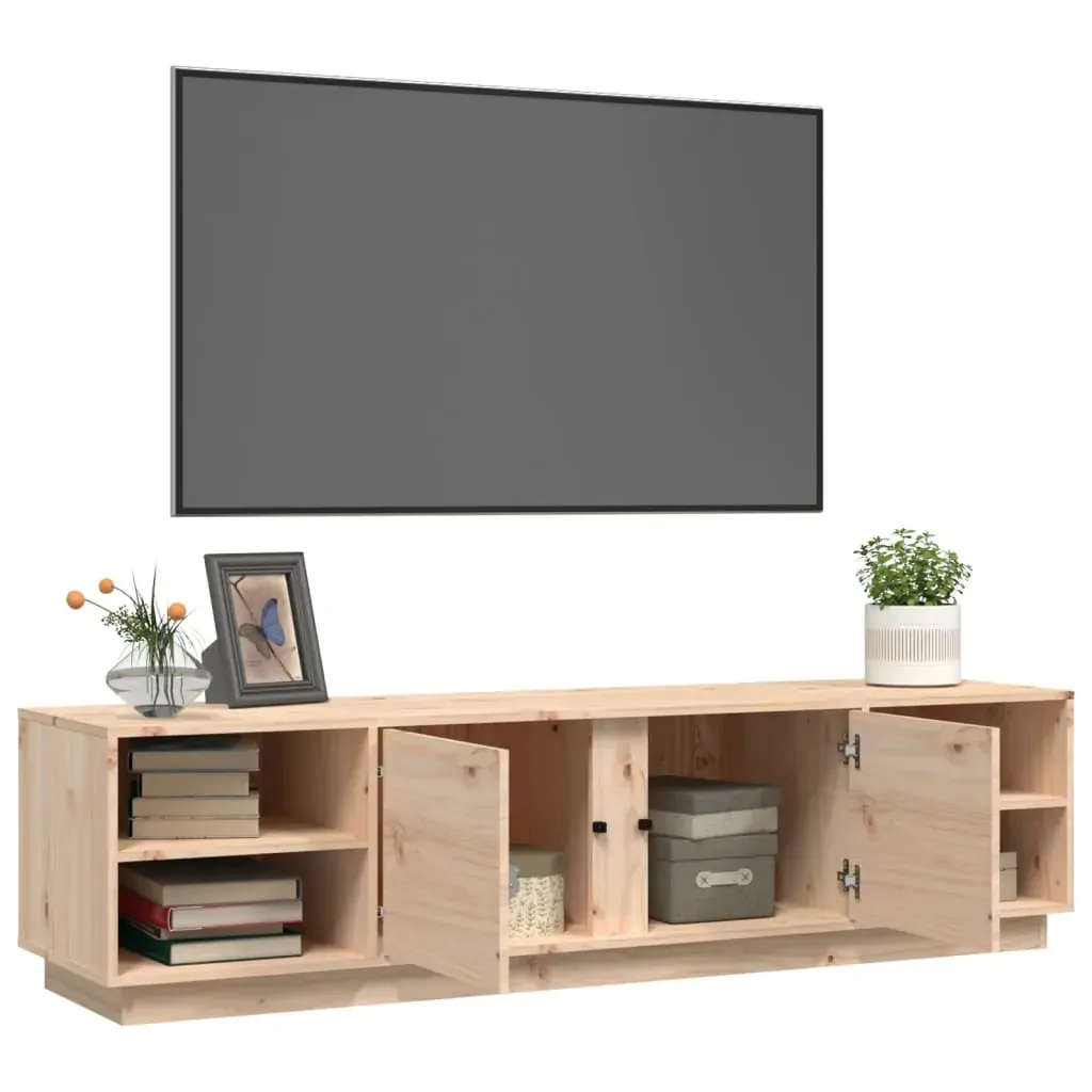TV Cabinet 156x40x40 cm Solid Wood Pine Price