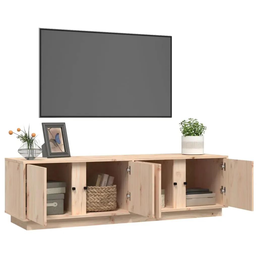 TV Cabinet 140x40x40 cm Solid Wood Pine Price