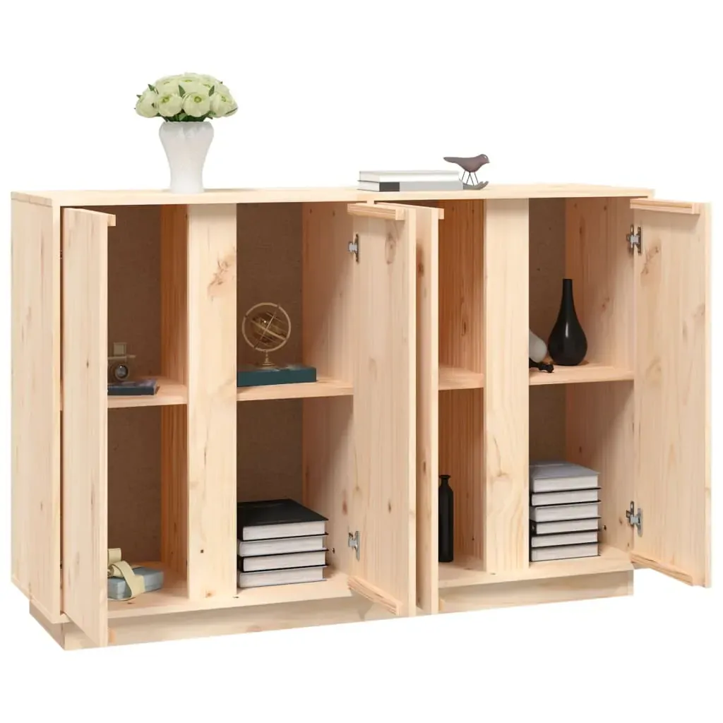 Sideboard 120x35x80 cm Solid Wood Pine Price