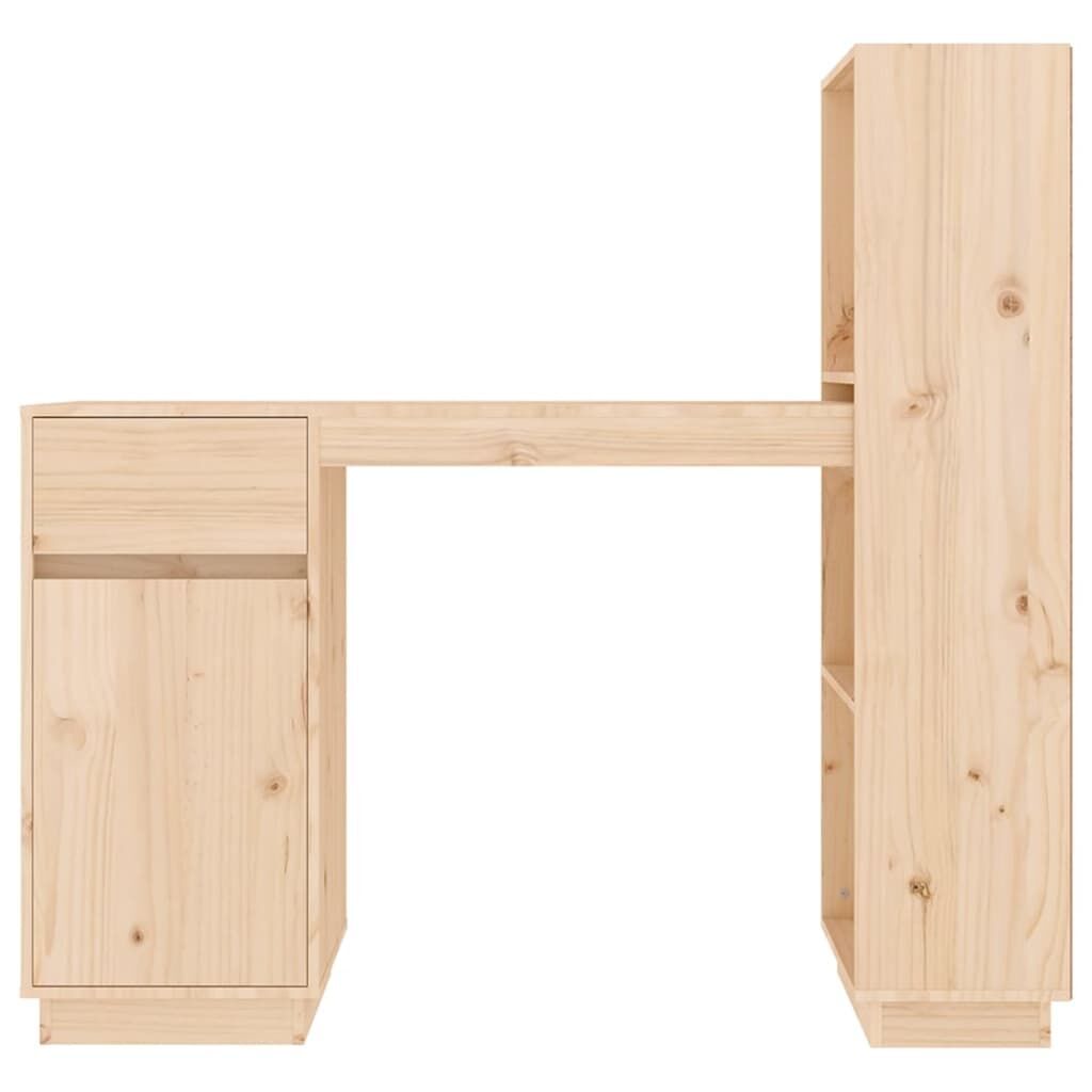 Desk 110x53x117 cm Solid Wood Pine Price