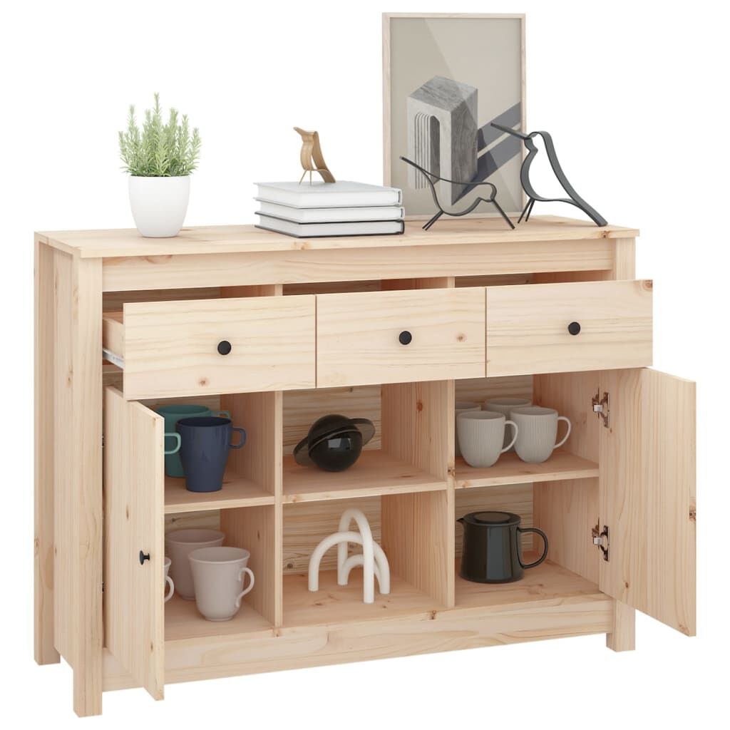 Sideboard 100x35x74.5 cm Solid Wood Pine Price