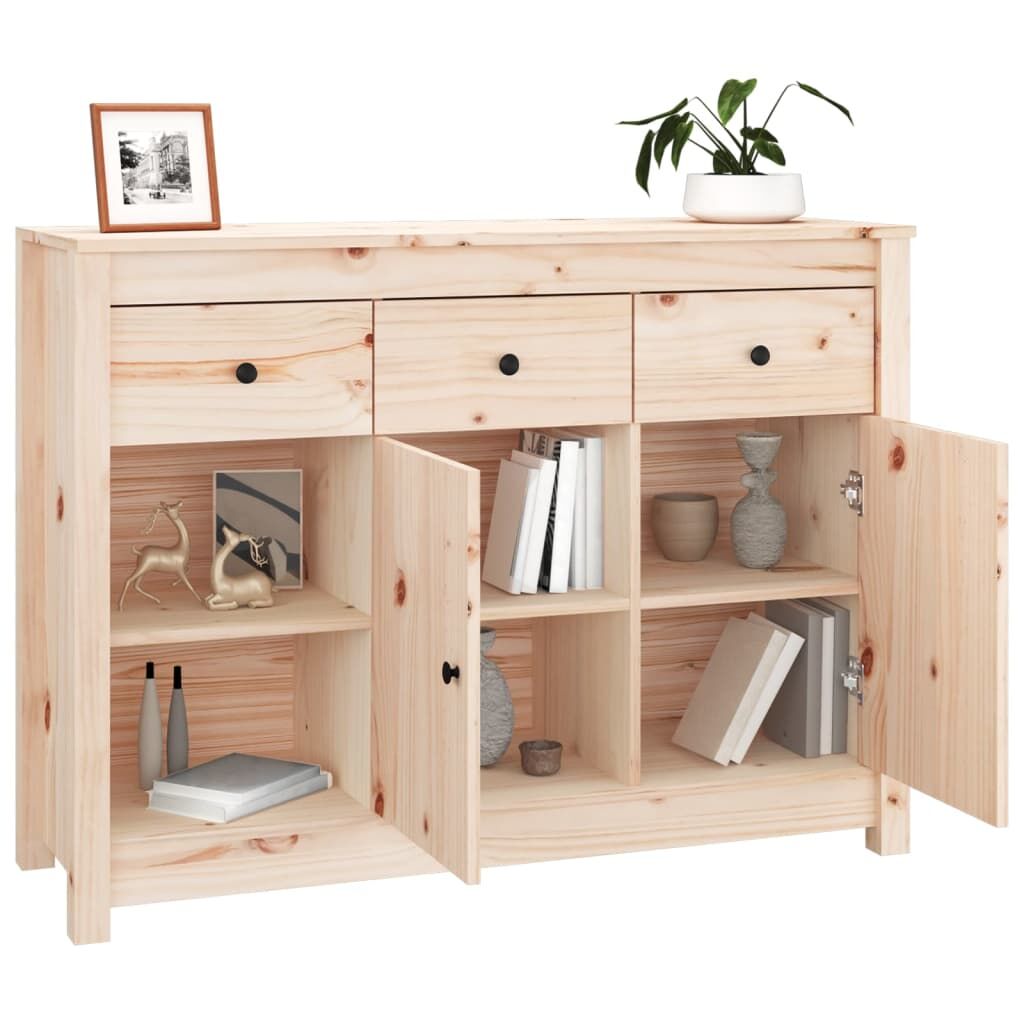 Sideboard 100x35x74 cm Solid Wood Pine Price