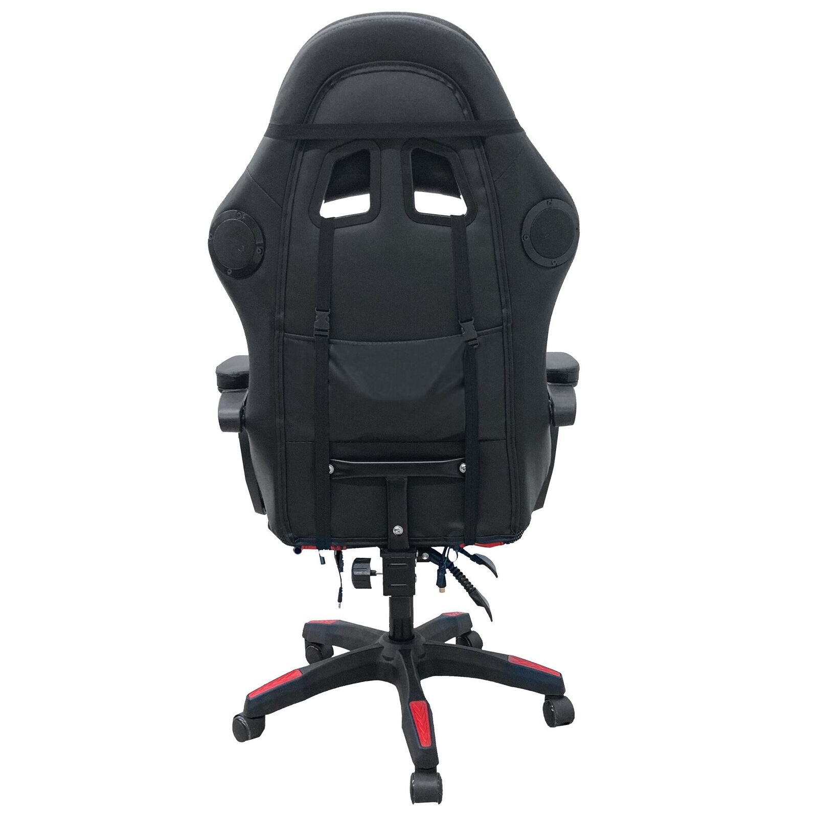 Spire Onyx LED Massage Gaming Chair - Red and Black Price