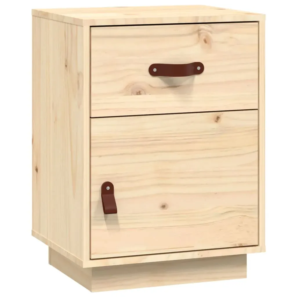 Bedside Cabinets 2 pcs 40x34x55 cm Solid Wood Pine Price