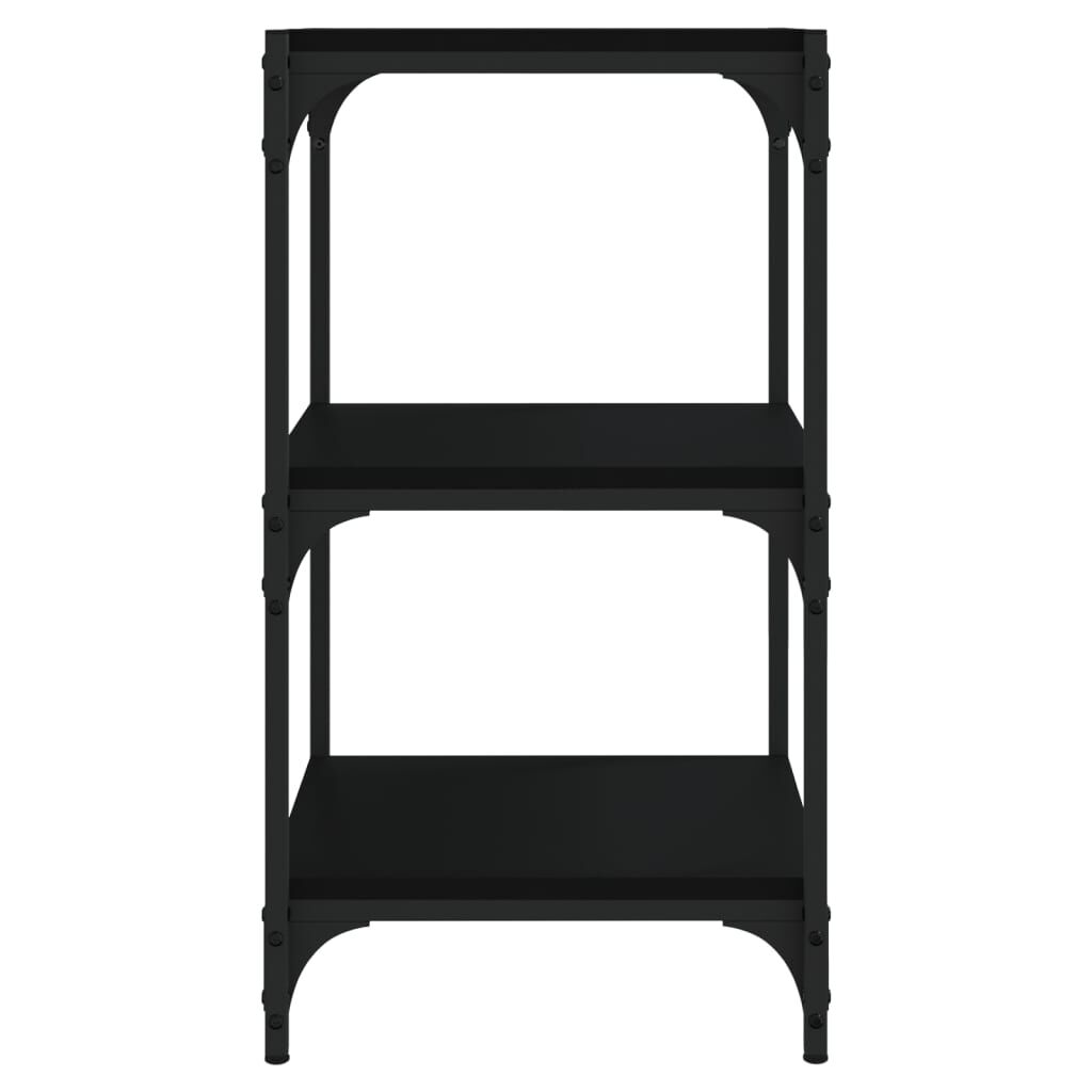 Book Cabinet Black 40x33x70.5 cm Engineered Wood and Steel Price